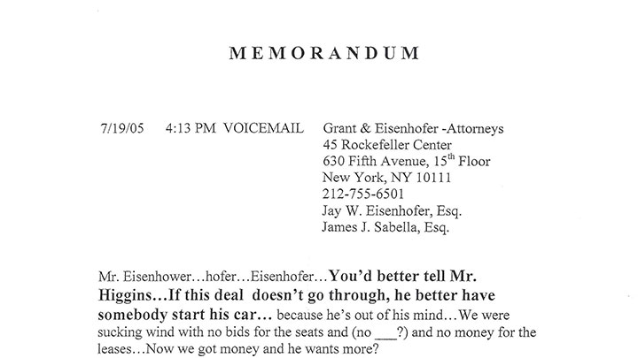 Memorandum (The Threat)